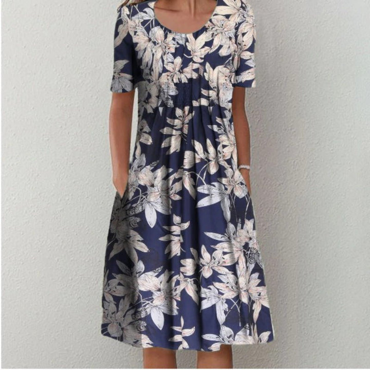 Elisa - Praktische elegantie bloemen jurk