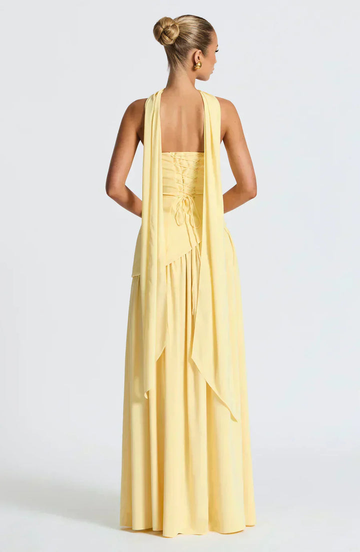 Esmee - Elegante Asymmetrische Maxi Jurk