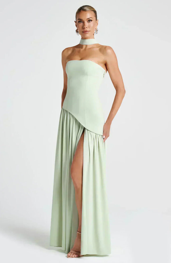 Esmee - Elegante Asymmetrische Maxi Jurk