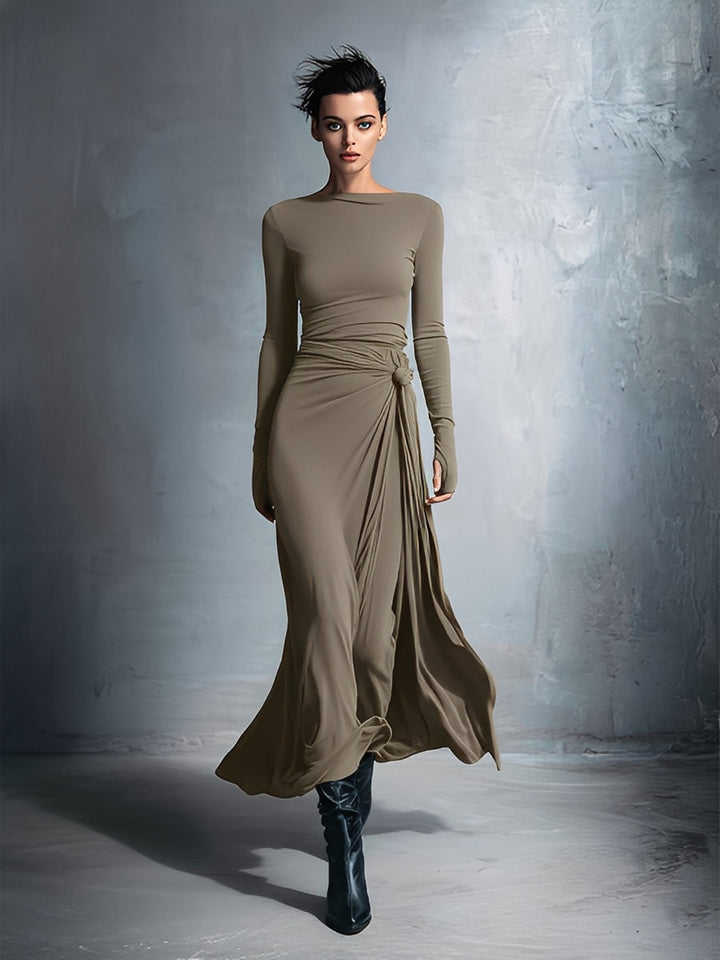 Eunice - Wikkel Maxi Jurk