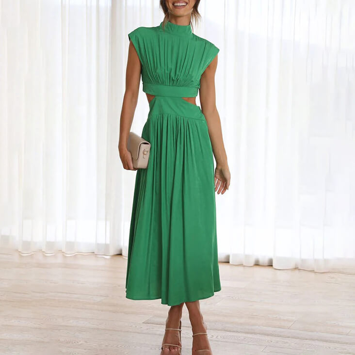 Nerina - Dames Jurk Cut Out Maxi