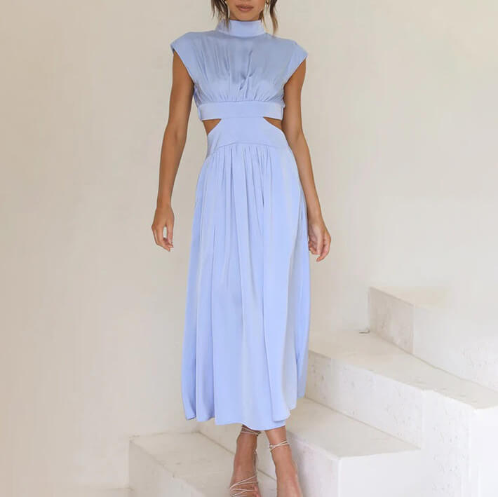 Nerina - Dames Jurk Cut Out Maxi